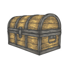 classic wooden chest