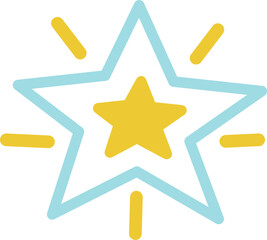 Stars Doodle Hand Drawn