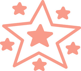 Stars Doodle Hand Drawn