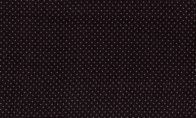 black and white polka dot fabric texture background