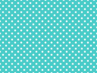 texturised white color polka dots over medium turquoise cyan bac