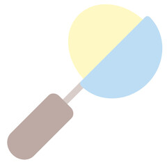 Scoop Flat Icon Illustration