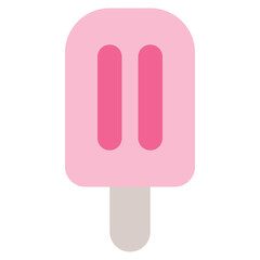 Popsicle Flat Icon Illustration