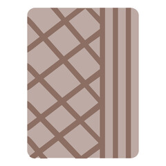 Wafer Flat Icon Illustration