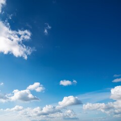 Fototapeta premium cloudy blue sky background, AI generated
