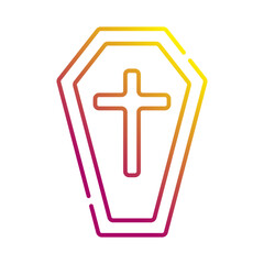 Obraz premium Coffin icon