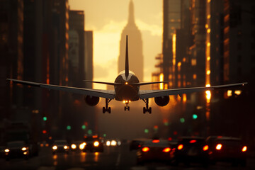 airplane, plane, sunset, aircraft, jet, sky, travel, landing, airport, flying, flight, fly, air,...