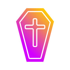 Obraz premium Coffin icon
