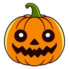 Halloween pumpkins face