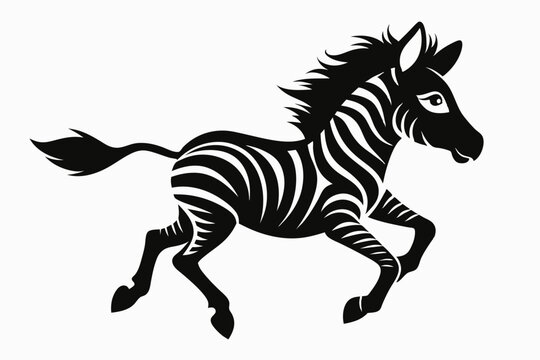 recommend clip art: Zebra in black and white stripes. Vector illustration.
                    zebra in action silhouette vector illustration.
                    zebra silhouette, icon logo.
                    jumping striped African Zebra, hand-drawn.
                    