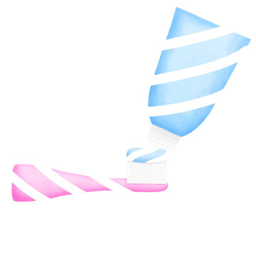 recommend clip art: Toothbrush and toothpaste 