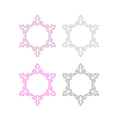 WELLNESS AYURVEDA SPA MEDICAL RESORT SIGN SYMBOL LOGO ISOLATED ON WHITE