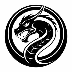 black and white snake