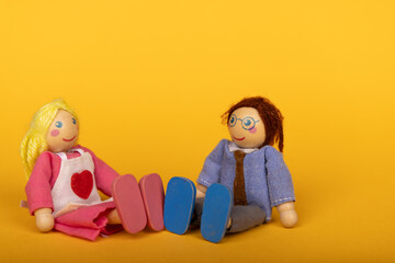 Playful Wooden Pair