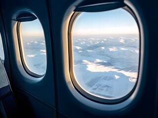 view from airplane window