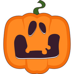 Halloween Pumpkins Illustration