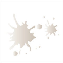 Paint gradient pigment spray splash stain illustration spots