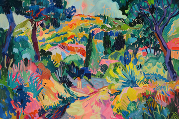 Fauvism art background