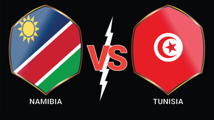 Tunisia vs Namibia Football Showdown: Highlighting National Flags