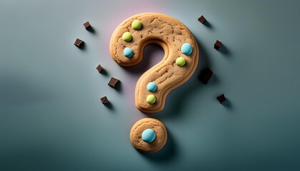 A cool question mark, a stylish accent, and a sharp finish Generated by AI