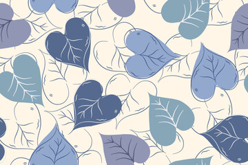 Seamless pattern design with beautiful flowers and leaves. floral and leaf patterns design for fabric, cotton, wallpaper, satin, gift wrap, carpet, backgrounds.	