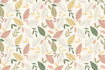 Seamless pattern design with beautiful flowers and leaves. floral and leaf patterns design for fabric, cotton, wallpaper, satin, gift wrap, carpet, backgrounds.	