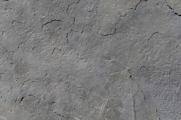 Sea-worn stone texture on a wild coastal beach.