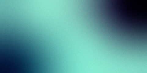Abstract smooth gradient background transition from light to dark teal ..vibrant minimal multicolored polygonal blue green grainy color gradient background teal turquoise glowing noise texture poster 