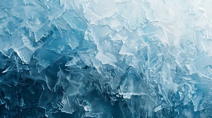 Abstract Ice Pattern Background