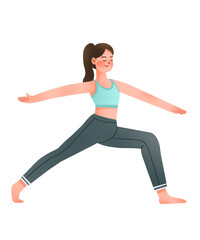 yoga woman in yoga pose