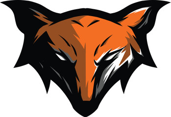 e sport logo orange fox head