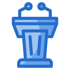 Podium Icon For Design Element