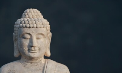 Buddha portrait, Generative AI