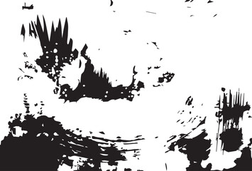 Bold brush stroke with grunge texture. Distress damaged texture. Grainy bold brush strokes texture.