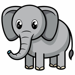 baby elephant Vector