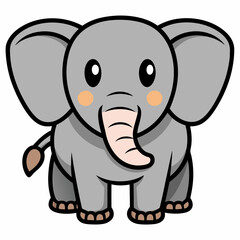 baby elephant Vector