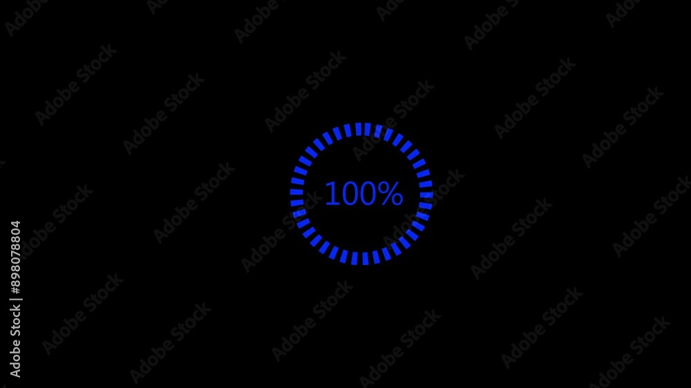 Aufkleber circle percentage diagrams. green neon glowing counter. futuristic loading circle ring. loading tran