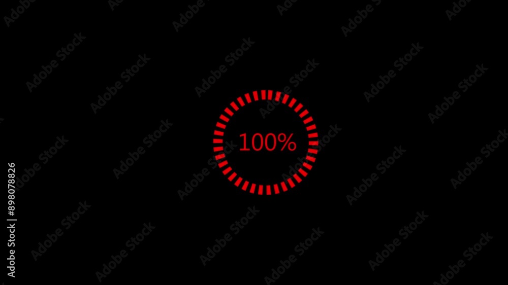 Aufkleber circle percentage diagrams. green neon glowing counter. futuristic loading circle ring. loading tran