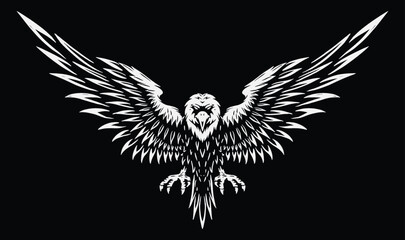 eagle badge vector