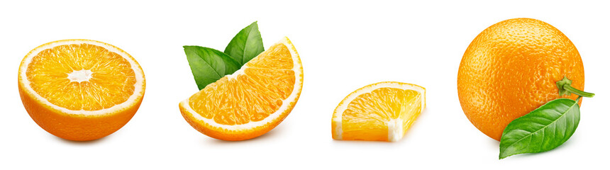 Orange isolated on white background