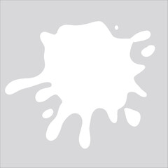 Paint white pigment spray splash stain illustration spots