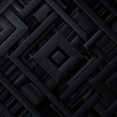 Abstract Black and White Geometric Pattern