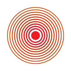 Circle decoration icon template