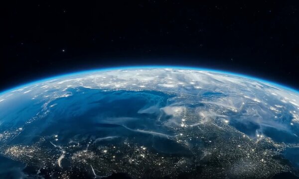 earth in space