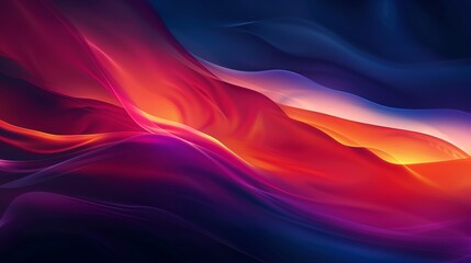 Fototapeta premium Vibrant wavy abstract background evoking a dynamic sense of motion and vitality