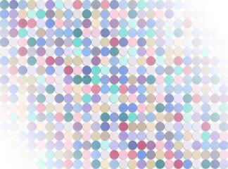 Abstract halftone pastel circles pattern