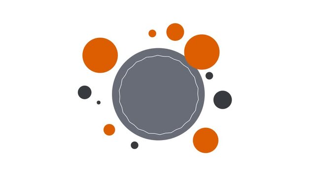 Circle pop up effect animation circle for text. Great for short videos and more