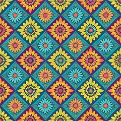 Colorful Floral Pattern.
