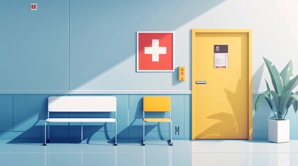 healthcare, hospital, office interior, doctor 