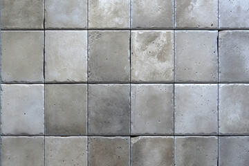 Processed collage of grey marble floor tiles surface texture. Background for banner, backdrop